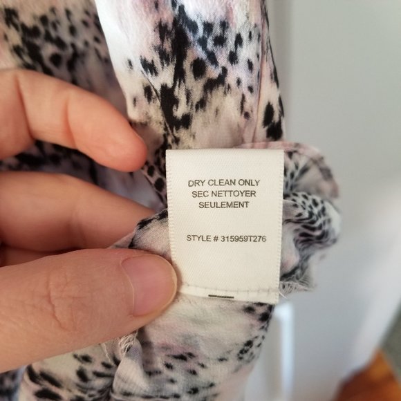 Rebecca Taylor Silk Blouse Size 6  Multicolored - Picture 5 of 5